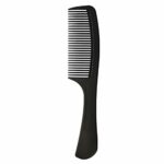 Hair Comb - a Professional Black Carbon Fibre Detangling Hair Comb by Tongtletech, Barber Comb Hairdressing Hair Styling Comb Heat Resistant Anti
