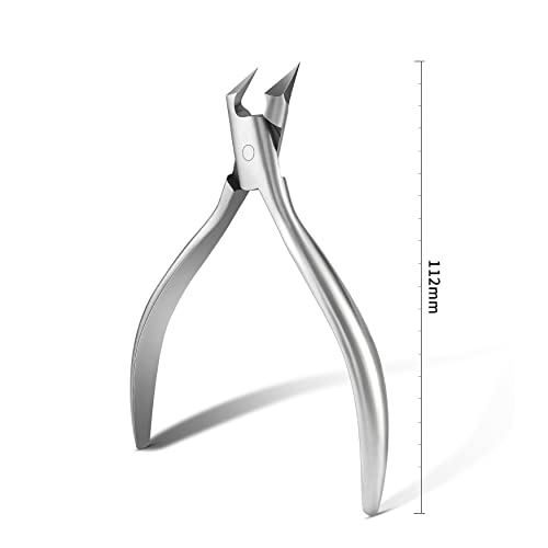 FVION Toenail Clipper Straight Blade, Professional Toe Nail Clipper for Senior, Ingrown Toenail Tool for Thick Ingrown Nails