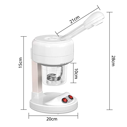 Holdfiturn Facial Steamer Mist Tabletop Face Steamer Hydrating Moisturizing Spray Machine Portable Beauty Salon Spa Humidifier Skin Cleaning Humi