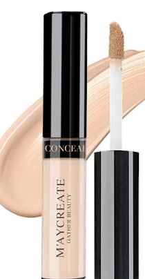 Concealer Full Coverage, Brightener Hydrating Concealer Stick for Under Eye Dark Circles, Wrinkle, Waterproof Longwearing, 1/3 oz
