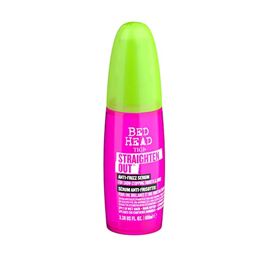 Bed Head by TIGI - Straighten Out Anti Frizz Hair Serum - For Smooth Shiny Hair - 100 ml