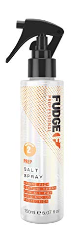 Fudge Professional Salt Spray - Texturising, Volumising with Flexible Hold & UV Shield Protection, Unisex, 150ml