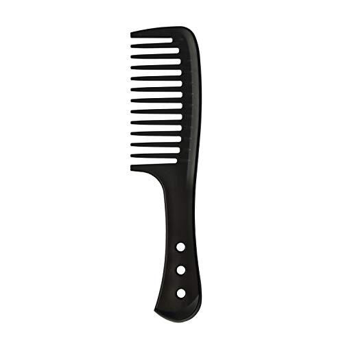 Hair Comb - a Professional Black Carbon Fibre Detangling Hair Comb by Tongtletech, Barber Comb Hairdressing Hair Styling Comb Heat Resistant Anti
