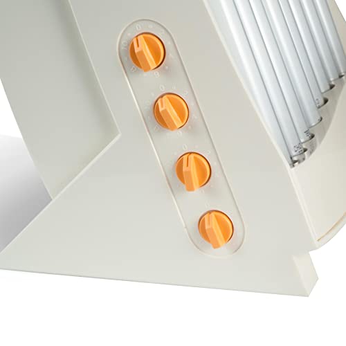 Efbe-Schott, Facial Tanning Lamp with 8 Bulbs, 150W, 2 Pairs of Protective Goggles Included, White, SC GB 838 N