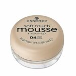 essence Soft Touch Mousse Make-Up, Foundation, No. 04 Matt Ivory, Nude for Combination Skin, for Blemished Skin, Matte, Vegan, Perfume, Alcohol-F