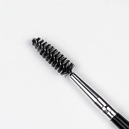 Clyhon 1Pcs Eyebrow Brush, Eyebrow Spoolie,Professional Angled Eye Brow Brush, Eyelash Brush, Eyebrow Makeup Tools, Black