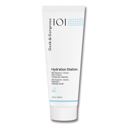 Geek & Gorgeous Hydration Station - light & refreshing gel-cream, with Glycerin, Ectoin, gives plump & healthy skin - all skin types, 50ml
