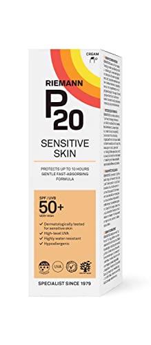 RIEMANN P20 SPF50 Sensitive Sun Cream 100 ml, White