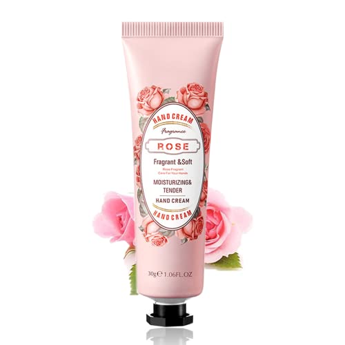 Rose Hand Cream - Hand Cream - Presents For Women - Friendly To All Skin Non-Greasy - Birthday Presents For Women - Mother'S Day Gifts - 30ml
