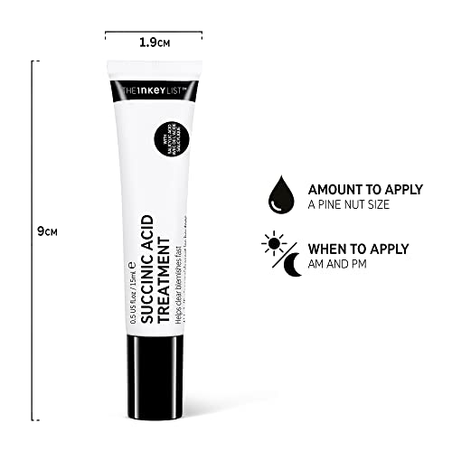 The INKEY List Succinic Acid Blemish Treatment to Clear Blemishes, Reduce Inflammation and Prevent Clogged Pores 15ml