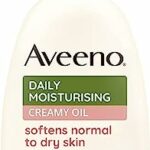 Aveeno Daily Moisturising Creamy Oil | Softens and Smooths Skin | Body Cream for Normal to Dry Skin Care | Almond | 300 ml [Packaging may vary]