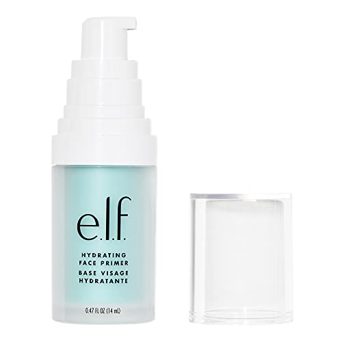 e.l.f., Hydrating Face Primer, Lightweight, Long Lasting, Creamy, Hydrates, Smooths, Fills in Pores and Fine Lines, Natural Matte Finish, Infused