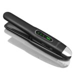 SUNMAY Voga 2 in 1 Cordless Hair Straighteners and Curler, Travel Wireless Portable USB Rechargeable Straightener, Mini Flat Iron Curling Wand wi