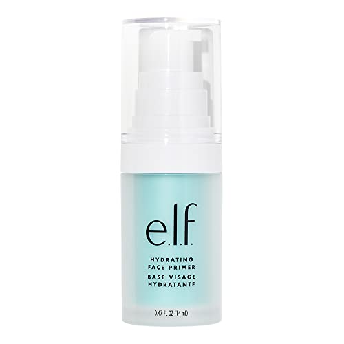 e.l.f., Hydrating Face Primer, Lightweight, Long Lasting, Creamy, Hydrates, Smooths, Fills in Pores and Fine Lines, Natural Matte Finish, Infused