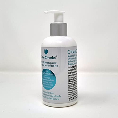 Clean Cheeks After Toilet Cleansing Lotion. 98% Natural Ingredients. Naturally Better Than Wetwipes (250ml)
