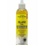 Jamaican Mango & Lime - Island Oil 237ml (Pack of 1) - Lubricates scalps, Nourishes roots and strengthens locks. Helps soothe dry scalp. Sulphate