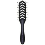 Jack Dean by Denman D200 Flexible Vent Brush for Blow Drying - Styling Hair Brush for Wet Dry Curly Thick Straight Hair - For Women and Men (Blac