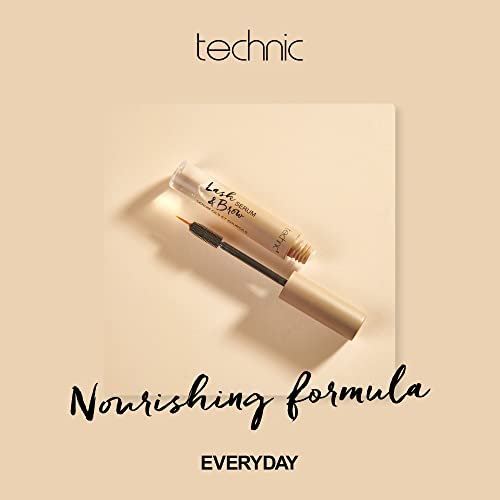 Technic Lash & Brow Serum - Nourishing Formula to Condition & Enhance Natural Lashes & Brows - Vegan and Cruelty Free