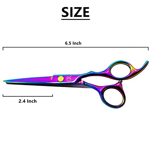 JAVENPROLIU Professional Hair Cutting Shears,6 Inch Barber Hair Cutting Scissors Sharp Blades Hairdresser Haircut for Women/Men/Kids 420c Stainle