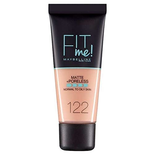 Maybelline Fit Me Foundation, Matte & Poreless, Full Coverage Blendable Normal to Oily Skin, 115 Ivory 30ml