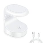 URAQT Nail Lamp, 16W Mini UV LED Nail Dryer UV Light for Nails, Portable USB Gel Lamp for Gel Nail Polish Curing, 60s/120s Quick Drying Nail Lamp