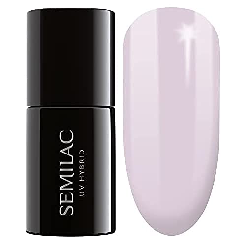 SEMILAC Gel Nail Polish | Long Lasting and Easy to Apply | Perfect for Home and Professional Manicure and Pedicure - 002 Delicate French UV Gel N