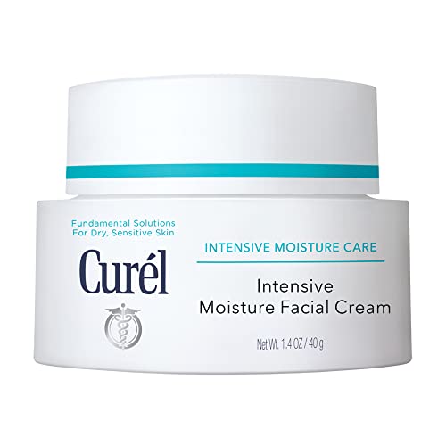 Curel Intensive Moisturiser Face Cream for Dry, Sensitive Skin, 40g