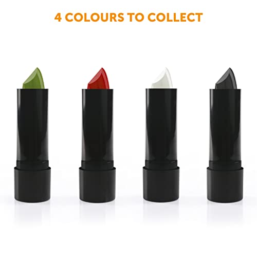 Black Lipstick - Pack of 1 - Tube of Black Lipstick - Fancy Dress Costume Makeup Accessory
