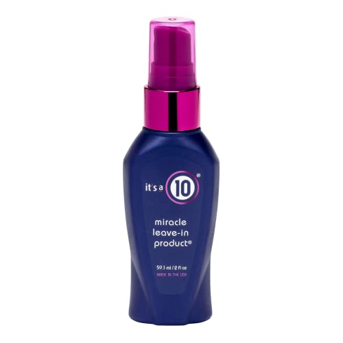 It's a 10 Haircare - Miracle Leave-In Product Spray, Natural Ingredients, Smoothes & Eliminates Frizz, Restores Shine, Colour Safe, Natural Ingre