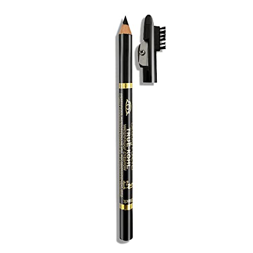 Beauty Forever True Kohl Waterproof Eyebrow Pencil with Sharpener, Definer, Matte Finish, Long Lasting, Waterproof, Suitable For All Eyebrow Shap
