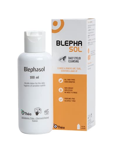 Blephasol Micellar Eyelid Cleansing Lotion 100ml | Effective and Gentle Cleansing for Make-Up Removal, Inflamed and Sensitive Eyelids | Soap & Al