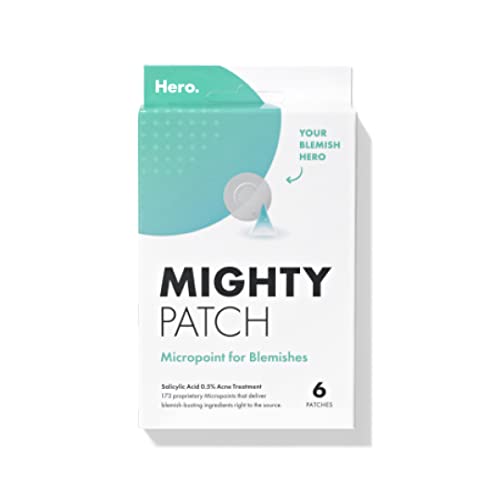 Mighty Patch Micropoint for Blemishes - Hydrocolloid Acne Spot Treatment for Early Stage and Deep Hidden Pimples (6 Patches)