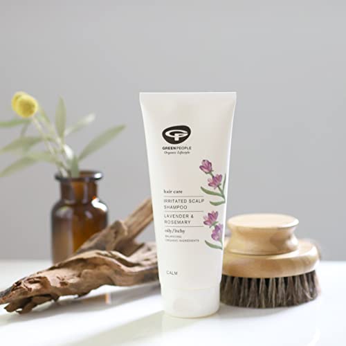 Green People Irritated Scalp Shampoo 200ml | Natural & Organic Itchy Scalp Shampoo | Cleansing Shampoo for Irritated Scalp & Oily Hair | Silicone