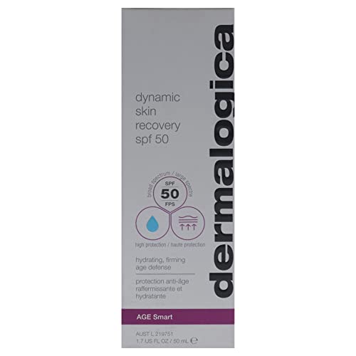 Dermalogica Dynamic Skin Recovery SPF50 - Broad Spectrum Moisturizer to Combat Skin Aging - Medium-Weight, Emollient Daily Moisturiser - 50ml