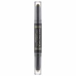 Max Factor Contouring Stick Eyeshadow Pencil with Two Warm Earth Tones for a Successful Eye Look with Creamy Texture, Warm Taupe & Amber Brown