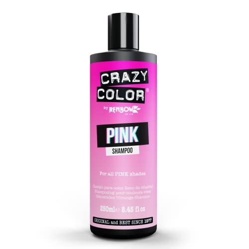 Crazy Color Pink Shampoo for All Pink Hair Shades 250 ml