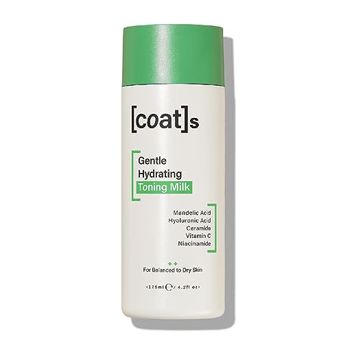 Coats Gentle Hydrating Toning Milk - Skin Toner for Face. Ceramides + Hyaluronic Acid. Vitamin E + Vitamin C. Hydrating Facial Toner. Combination