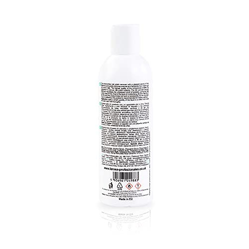La Rosa ACETONE-FREE Nail Polish Remover, NON-ACETONE remover, quickly removes enamel from natural, gel and acrylic nails, Lemon Aroma (250 ml)