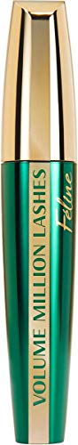 L'Oreal Paris Volume Million Lashes Feline Mascara, Longer Looking, Defined Lashes, Black, 9.2 ml (Pack of 1)