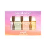 Barry M Nail Paint Gift Set, 4 Pastel Air Breathable Nail Paints - Pastel Dawn