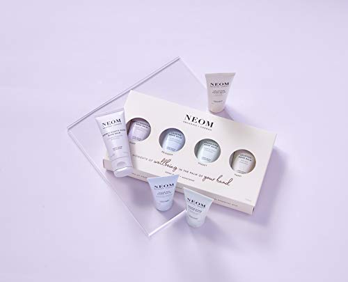 NEOM- Moments of Wellbeing in the Palm Of Your Hand Gift Set | 4x30ml Luxury Hand Creams | Mother's Day | Gift | Essential Oil