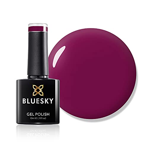 Bluesky Gel Nail Polish, Pink Neon Coral A074, Bright, Long Lasting, Chip Resistant, 10 ml (Requires Drying Under UV LED Lamp)