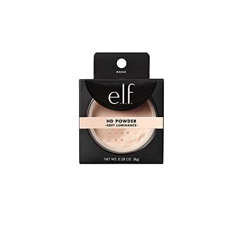 e.l.f, High Definition Powder, Loose Powder, Lightweight, Long Lasting, Creates Soft Focus Effect, Masks Fine Lines and Imperfections, Soft Lumin