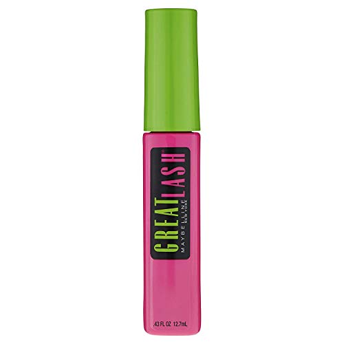 Maybelline Great Lash Volumising and Thickening Mascara, Blackest Black