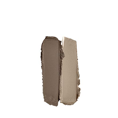 Max Factor Contouring Stick Eyeshadow Pencil with Two Warm Earth Tones for a Successful Eye Look with Creamy Texture, Warm Taupe & Amber Brown