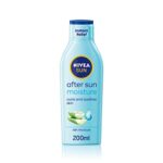 NIVEA SUN After Sun Moisturising Soothing Lotion (200ml), Cooling NIVEA After Sun, Naturally Soothing After Sun Cream with 24 Hour Effectiveness,