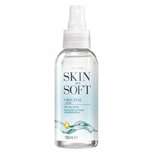 1x 150ml SKIN so SOFT ® AVON Dry Oil Body Spray ORIGINAL® +jojoba insect repellent