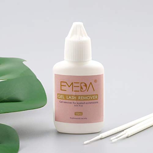 EMEDA Eyelash Extension Remover Gel Individual Lash Extension Remover 15ml Eyelash Extension Glue Removal Gel Lash Remover for Individual eyelash