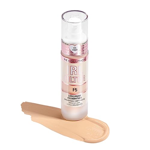 Makeup Revolution, IRL Filter, Longwear, Foundation, F7, 23ml