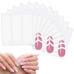 Hanyousheng 1440 Pcs French Nail Stickers, 30 Sheets French Manicure Stickers, Self-Adhesive French Tip Guides Nail Stickers for Gel Nails, Nail